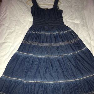 Sleeveless Jean Dress